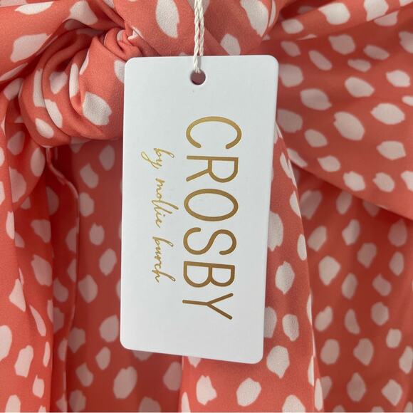 CROSBY BY MOLLIE BURCH Dorothy Pants Small Cropped Wilcat Clay Retail $188 NWT - Picture 4 of 16